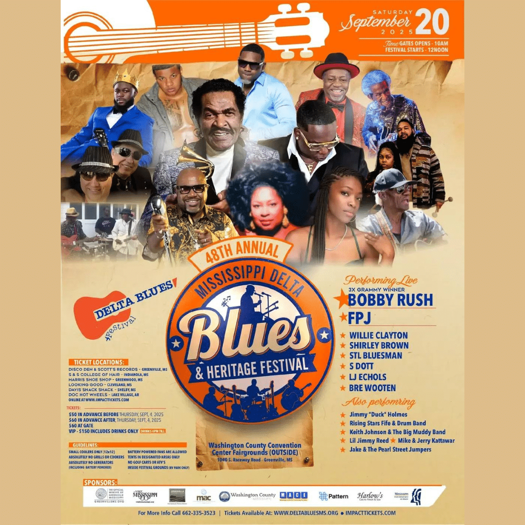 The 48th Annual Mississippi Delta Blues & Heritage Festival ‘Home of the Blues’