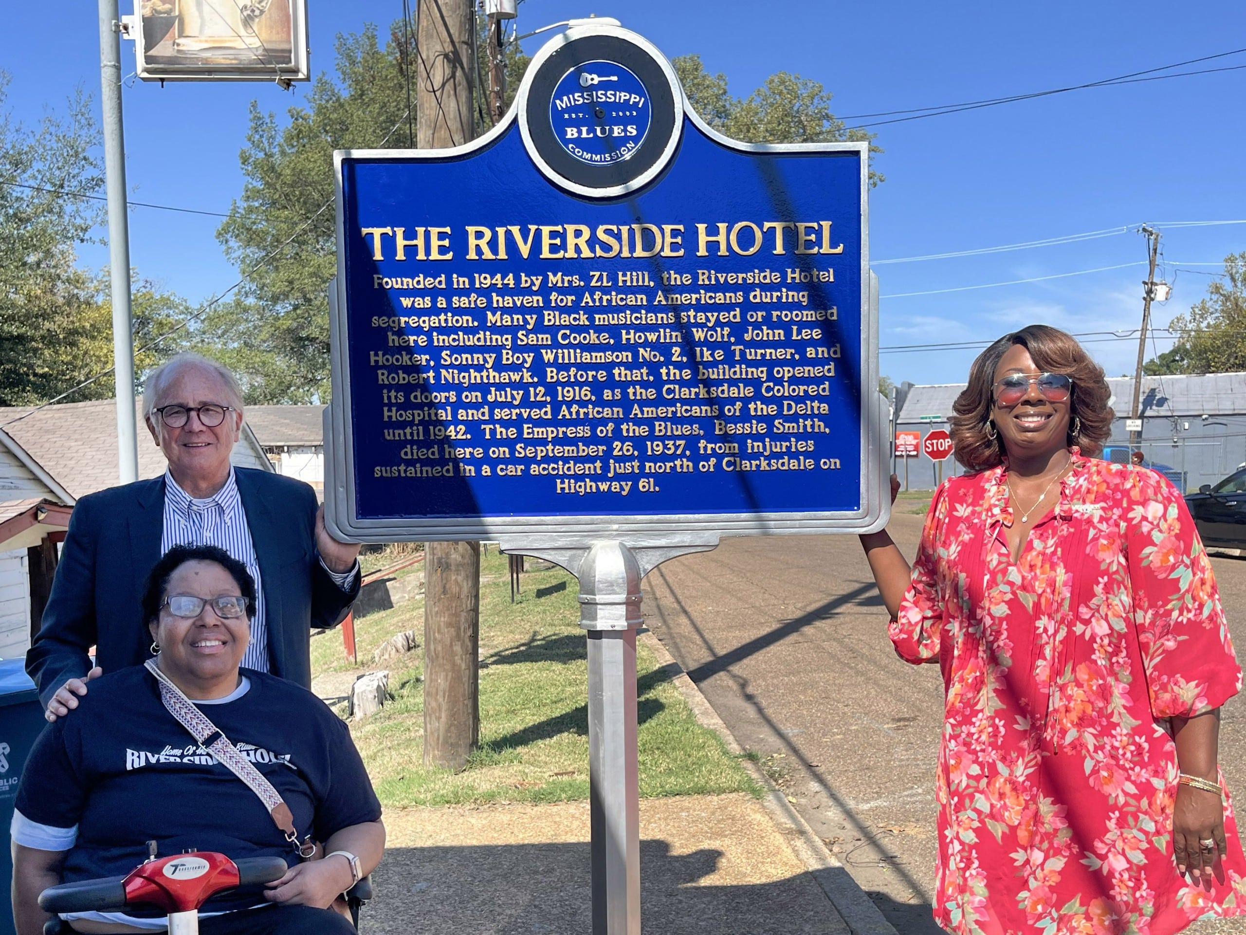 Mississippi Blues Trail Marker rededicated at Clarksdale landmark, Riverside Hotel