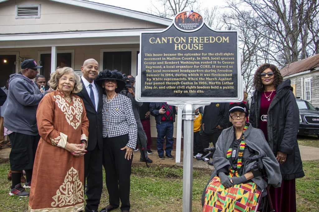 Canton Freedom House receives Mississippi Freedom Trail Marker