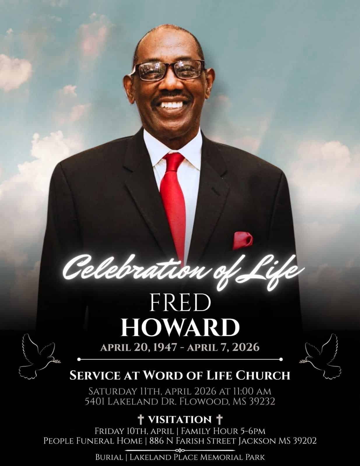 Fred Rutherford Events Celebrating the Life of Fred Howard – Jackson Advocate