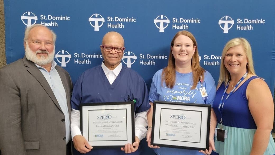 FMOL Health | St. Dominic team members honored with Spero Awards during Donate Life Month