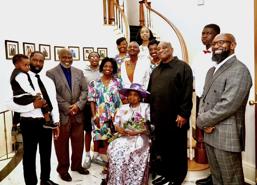 Mrs. Gertrude Johnson honored on her 95th birthday