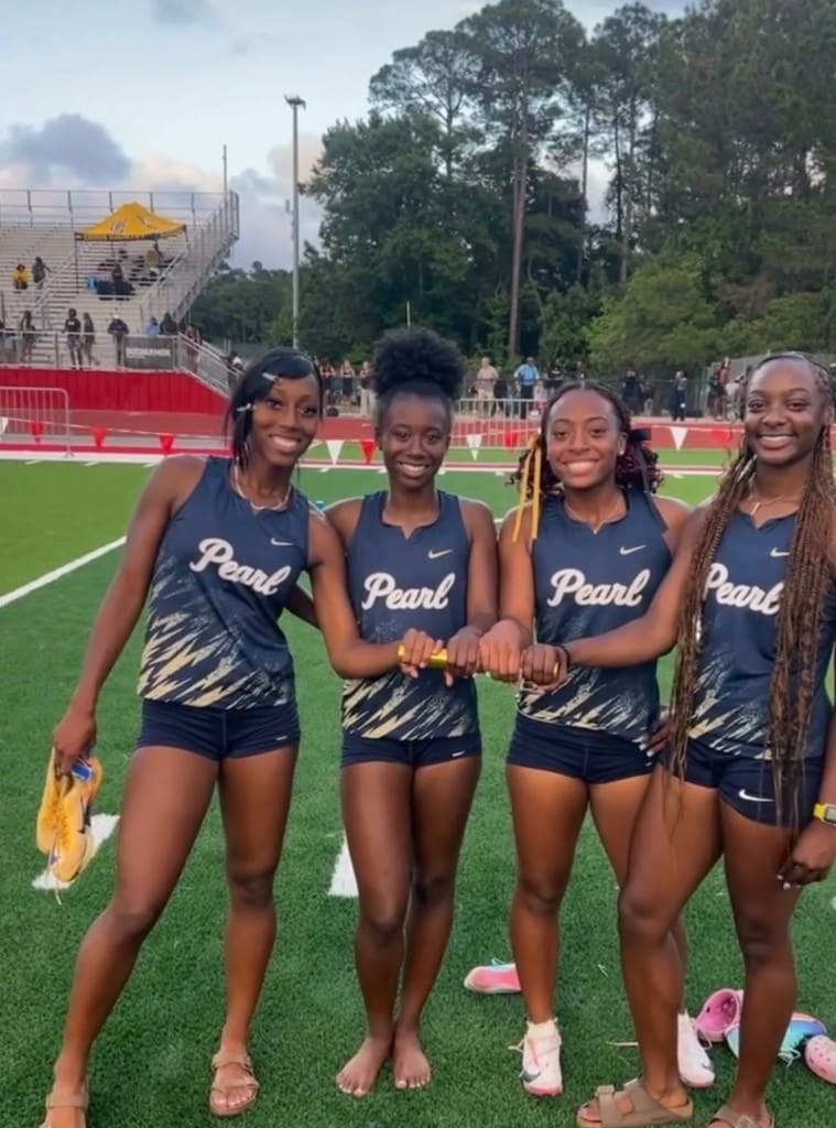 Pearl Girls Track Team breaks short-lived state relay record at South State Championships