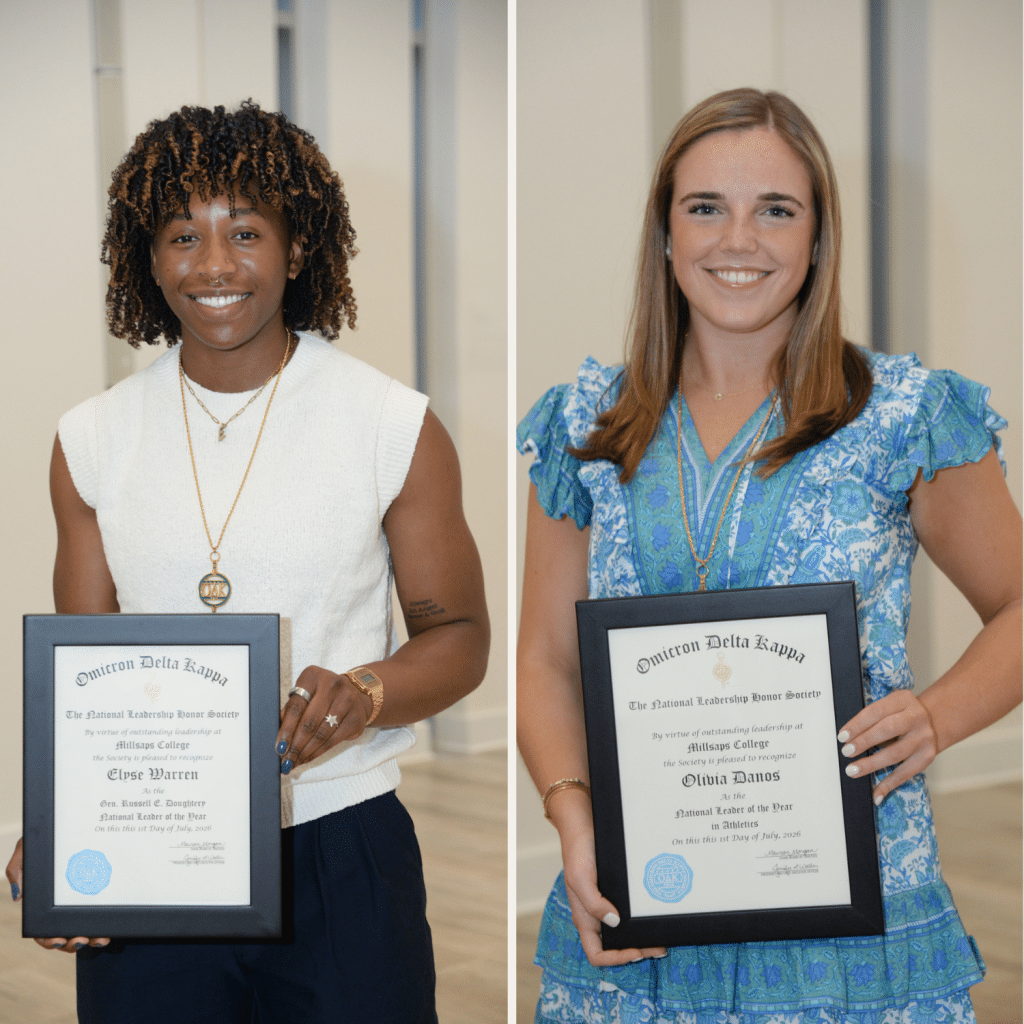 Two Millsaps students earn national Omicron Delta Kappa leadership honors