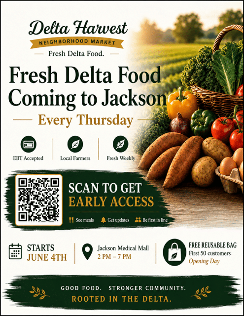 Dinner just got easier: Delta Harvest Neighborhood Market coming to Jackson