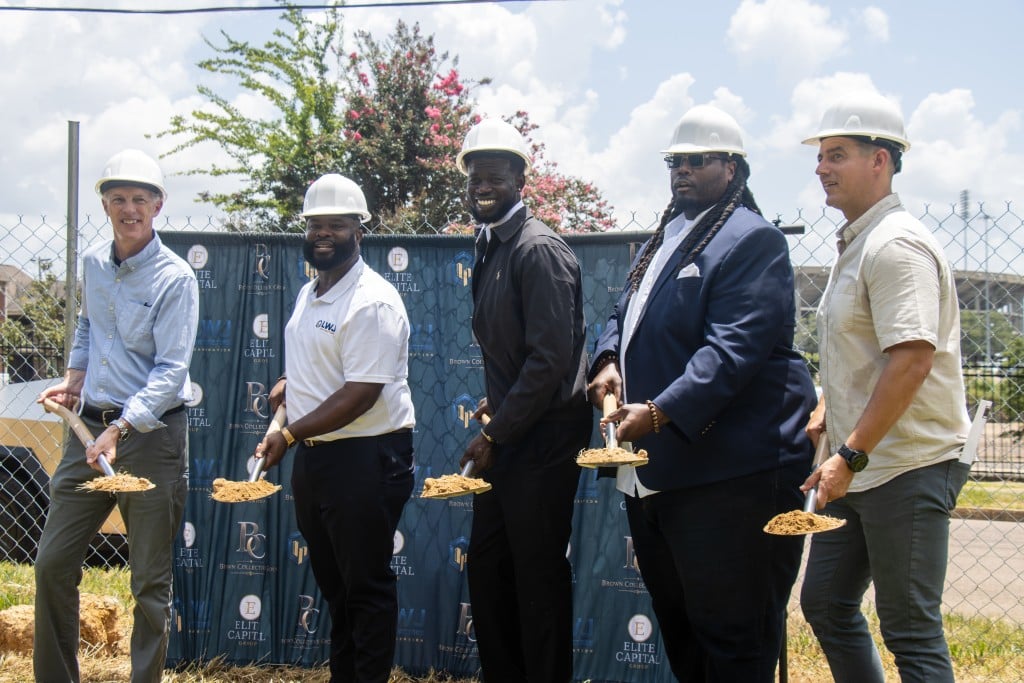 GALLERY – Former NFL player and Jackson native Fred Brown officially broke ground on Fifth and Fondren, a new five unit housing development at the corner of Lorenz and Downing streets in Jackson